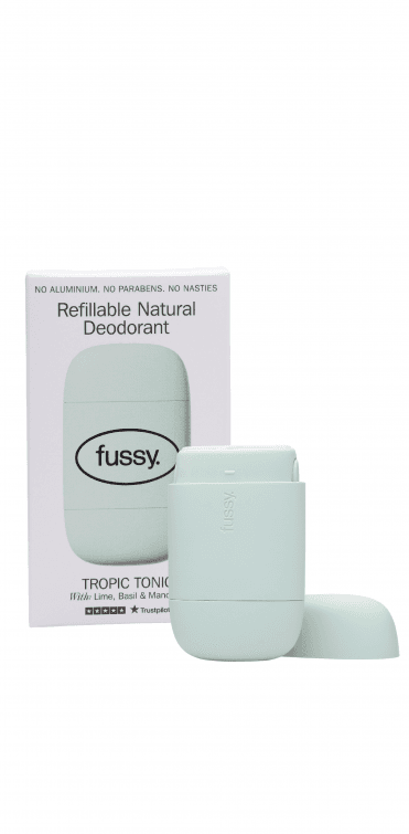 FUSSY Tropic Tonic Refillable Natural Deodorant, Starter Pack, 40g - NEW RRP £12.99