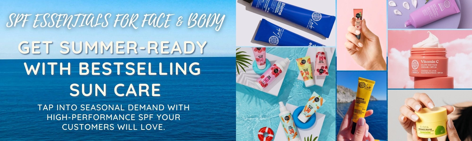 SUN CARE BANNER