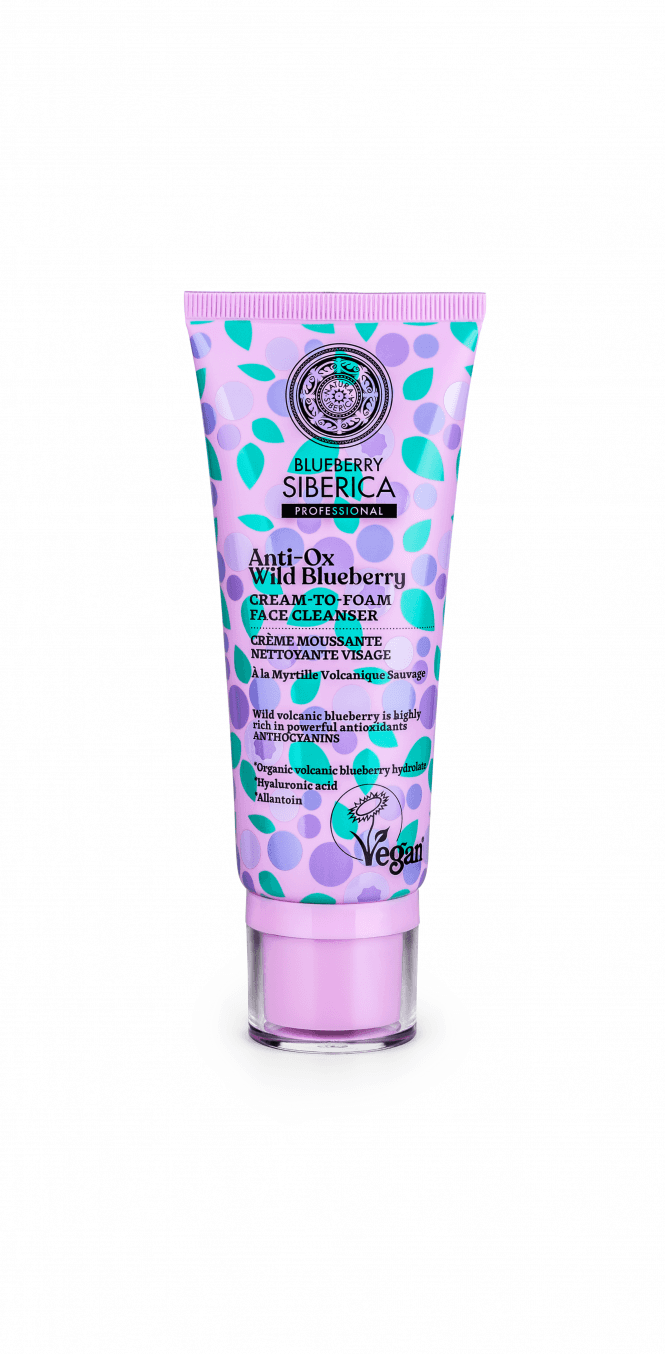 Natura Siberica Anti-OX Wild Blueberry Cream-to-Foam Face Cleanser (100ml) - RRP £9