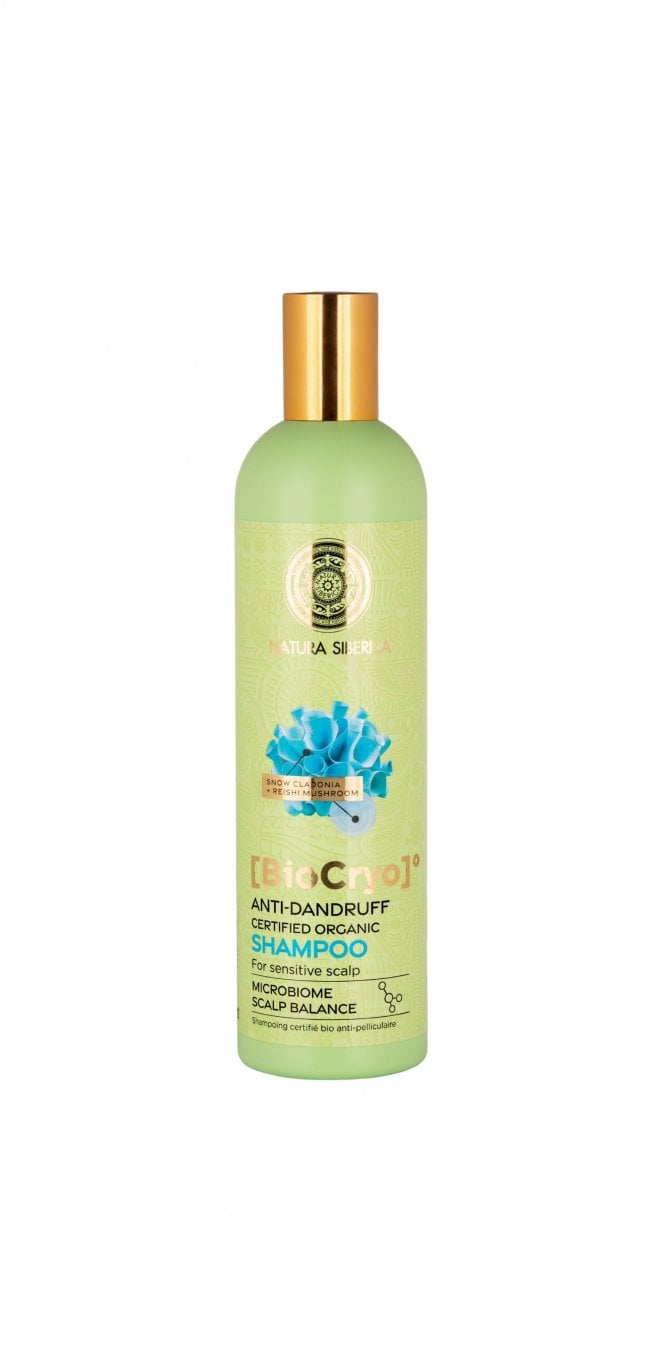 Natura Siberica BioCryo Anti-Dandruff Certified Organic Shampoo. For sensitive scalp. (400 ml) - RRP £7.50