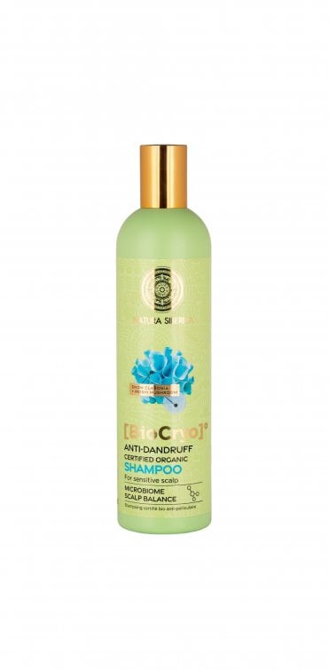 BioCryo Anti-Dandruff Certified Organic Shampoo. For sensitive scalp.  (400 ml) - RRP £7.50