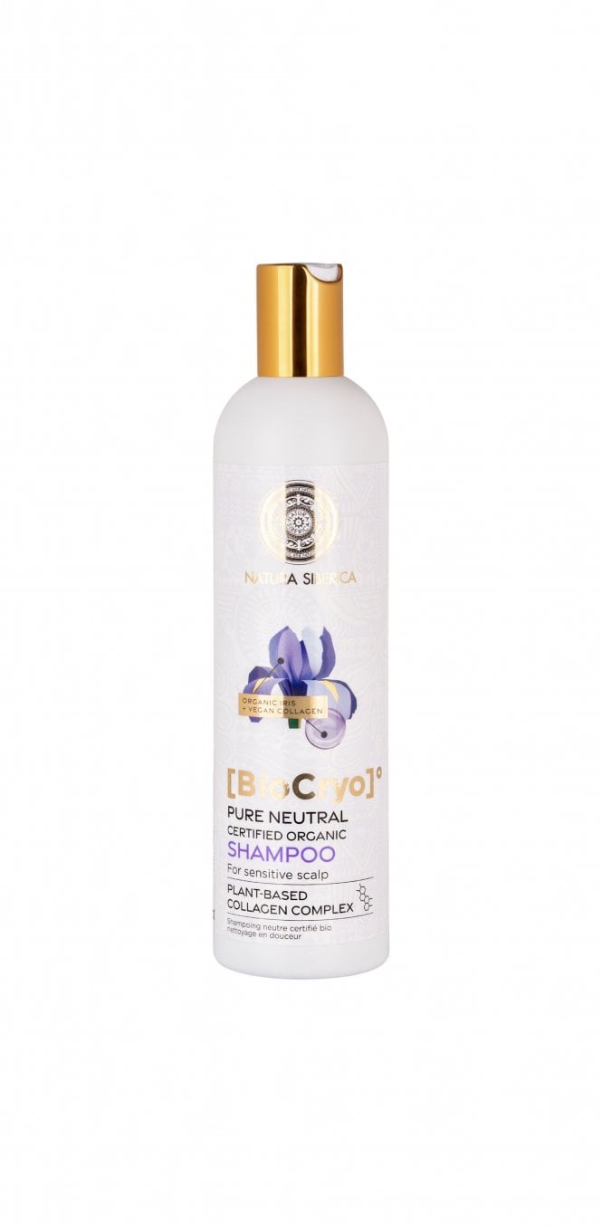 Natura Siberica BioCryo Pure Neutral Certified Organic Shampoo. For sensitive scalp. (400 ml) - RRP £7.50