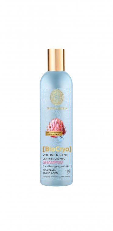 BioCryo Volume & Shine Certified Organic Shampoo. For all hair types + curl friendly. (400 ml) - RRP £7.50