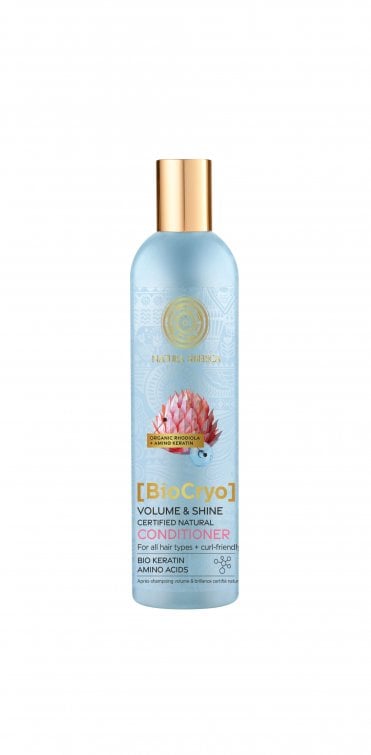 BioCryo Volume & Shine Natural Conditioner. For all hair types + curl friendly.  (400 ml) - RRP £7.50