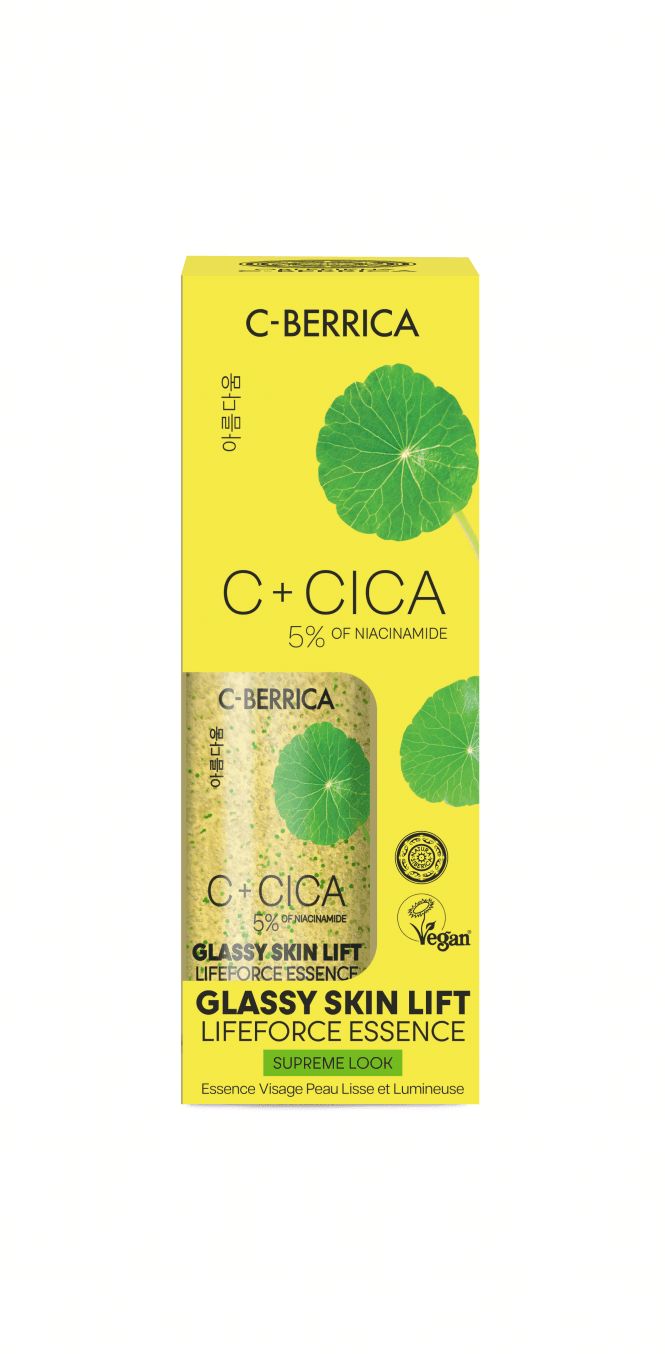 Natura Siberica C+CICA C-BERRICA GLASSY SKIN LIFT LIFEFORCE ESSENCE - supreme look, 50ml - RRP £11.99