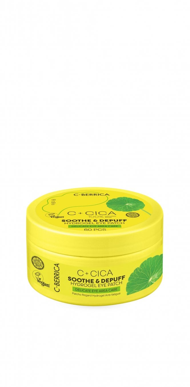 Natura Siberica C+CICA C-BERRICA SOOTH & DEPUFF HYDROGEL EYE PATCH - delicate eye area care. 60pcs - RRP £11.99