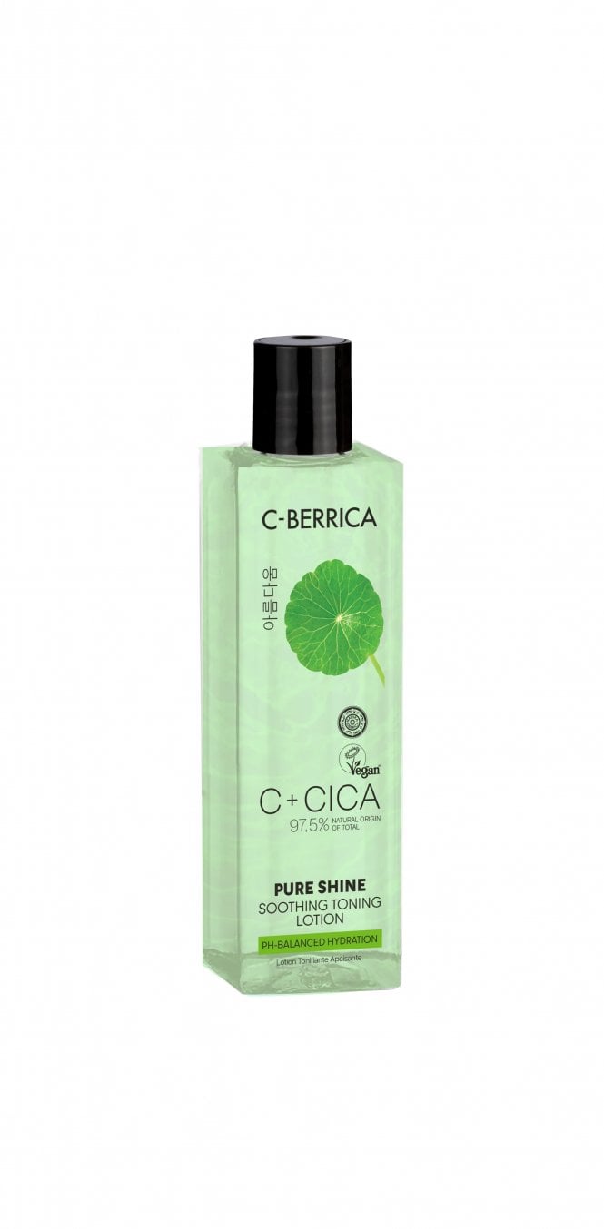 Natura Siberica C+CICA CICA C-BERRICA PURE SHINE SOOTHING TONING LOTION - pH-balanced hydration. 150ml - RRP £9.99