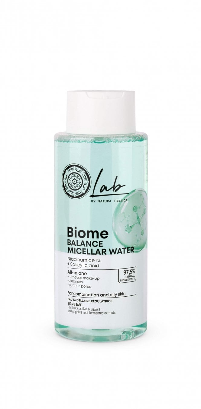 Natura Siberica Lab by NS. Biome. Balance Micellar Face Water, 400 ml - RRP £12