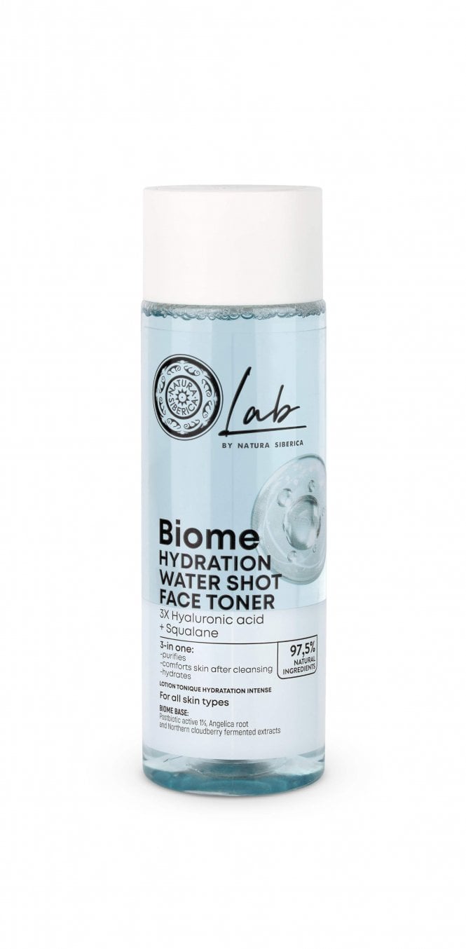 Natura Siberica Lab by NS. Biome. Hydration Water Shot Face Toner, 200 ml - RRP £12 (Exp. 10/2026)