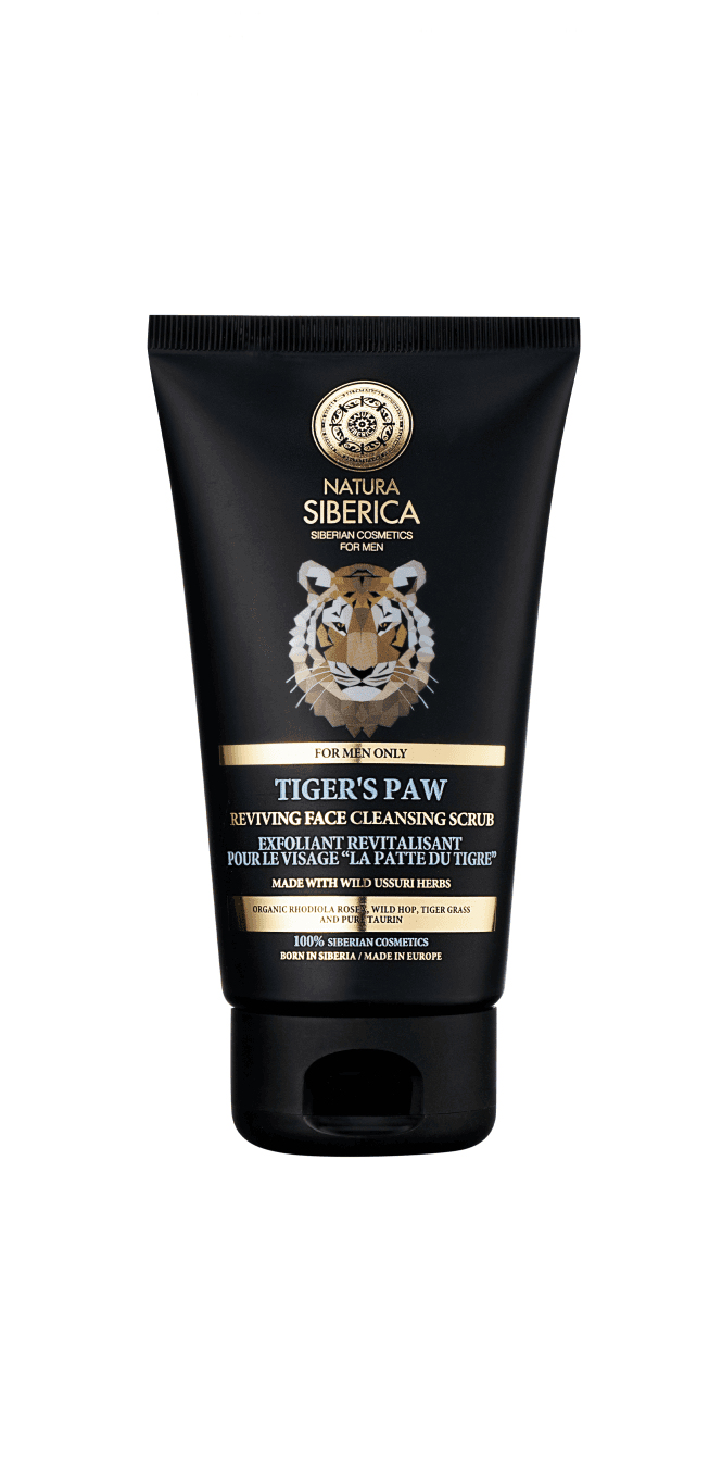 Natura Siberica NS Men Tiger's Paw Reviving Face Cleansing Scrub (150ml) - RRP £12