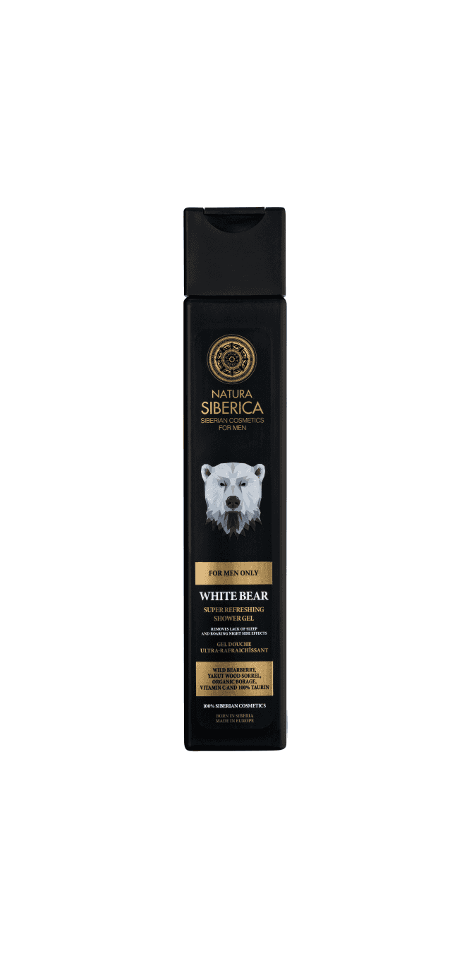 Natura Siberica NS Men White Bear Super Refreshing Shower Gel (250ml) - RRP £7.5