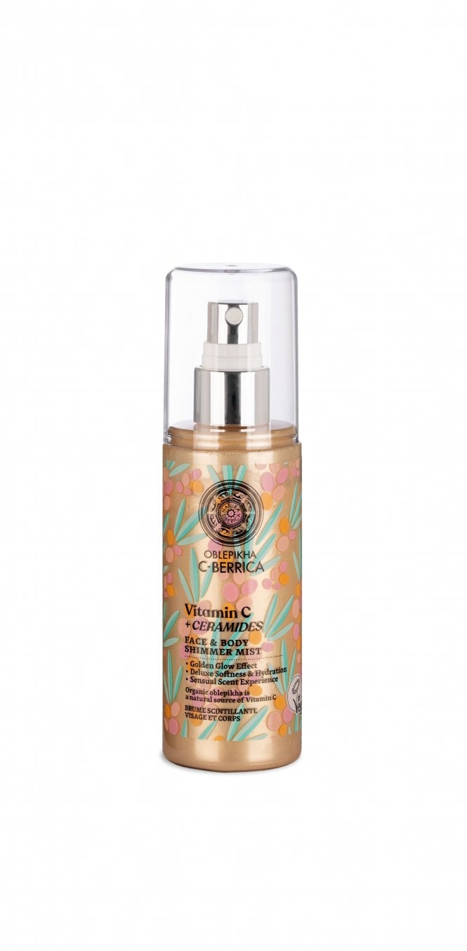Natura Siberica Oblepikha C-Berrica BODY. Face & Body Shimmer Mist (125 ml) - RRP £11