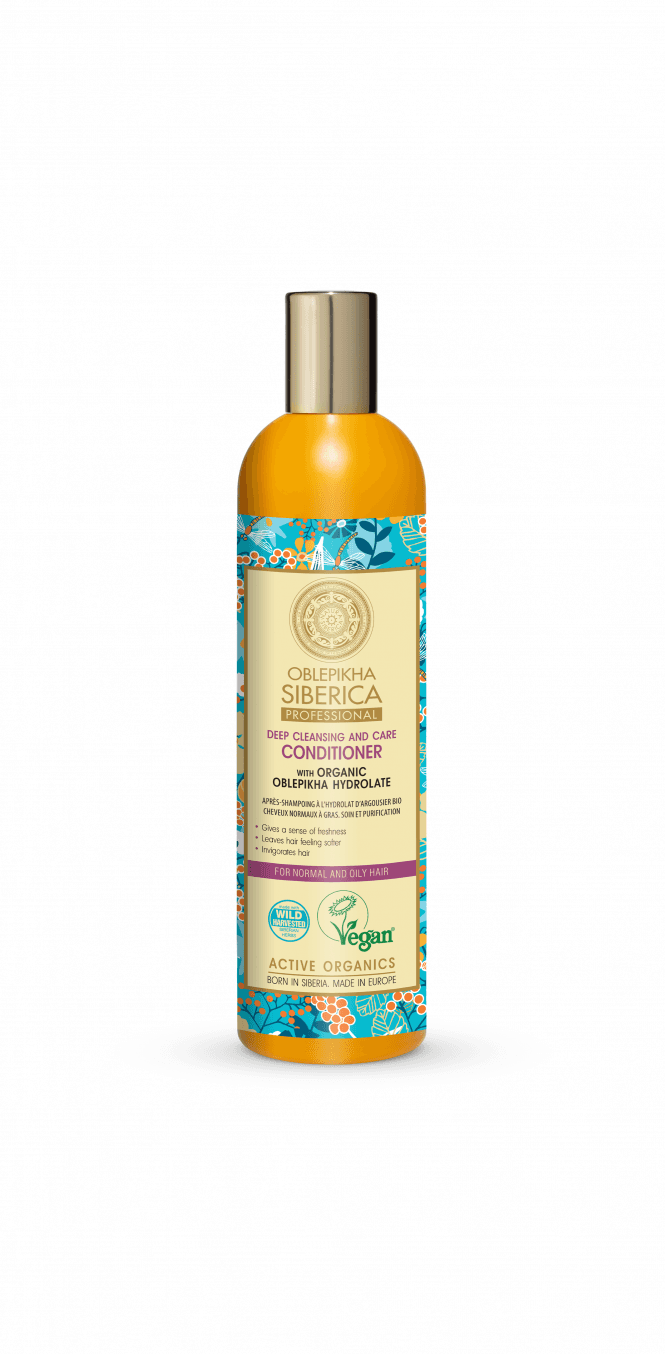 Natura Siberica Oblepikha Deep Cleansing & Care Conditioner for normal & oily hair (400 ml) - RRP £8