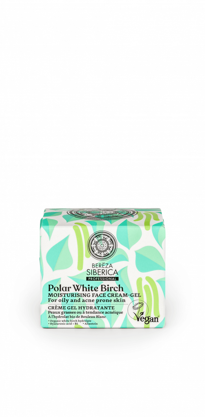 Natura Siberica Polar White Birch Moisturizing Face Cream-Gel (50ml) - RRP £11