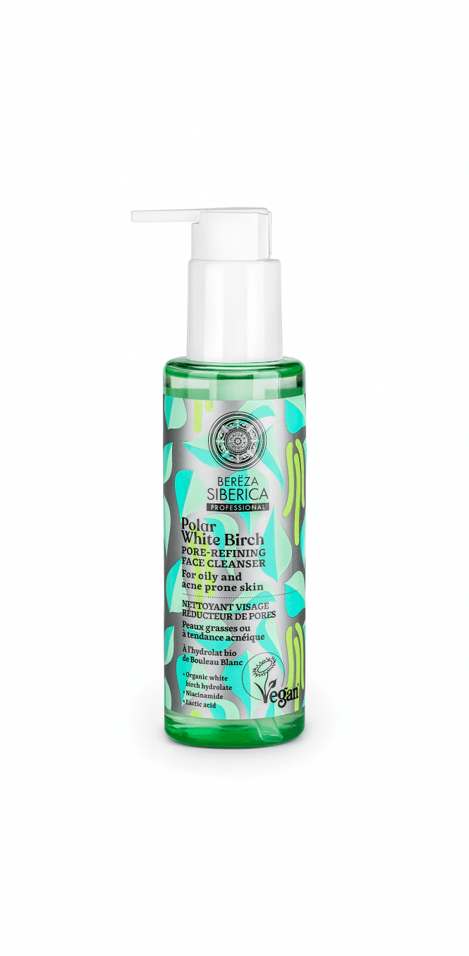 Natura Siberica Polar White Birch Pore- Refining Face Cleanser (145ml) - RRP £8