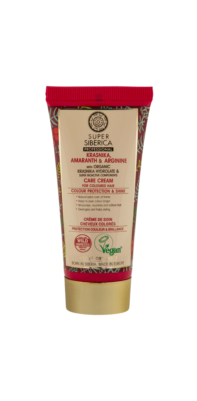 Natura Siberica Super Siberica Krasnika Amaranth & Arginine Care Cream for coloured hair (50ml) - RRP £9.49