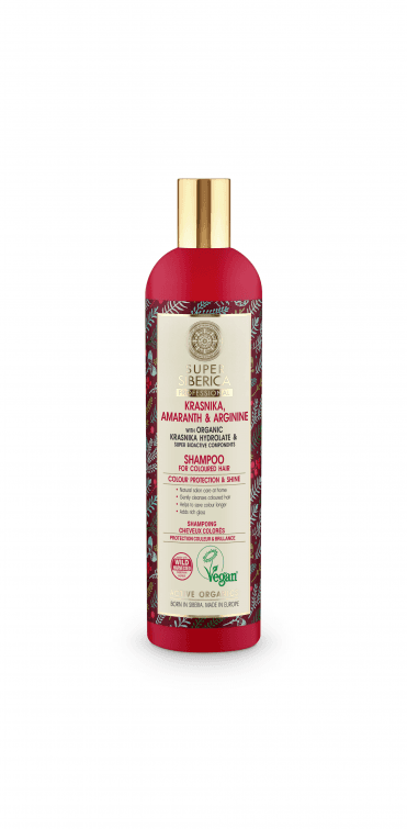 Super Siberica Krasnika Amaranth & Arginine Shampoo for coloured hair (400ml) - RRP £8.49