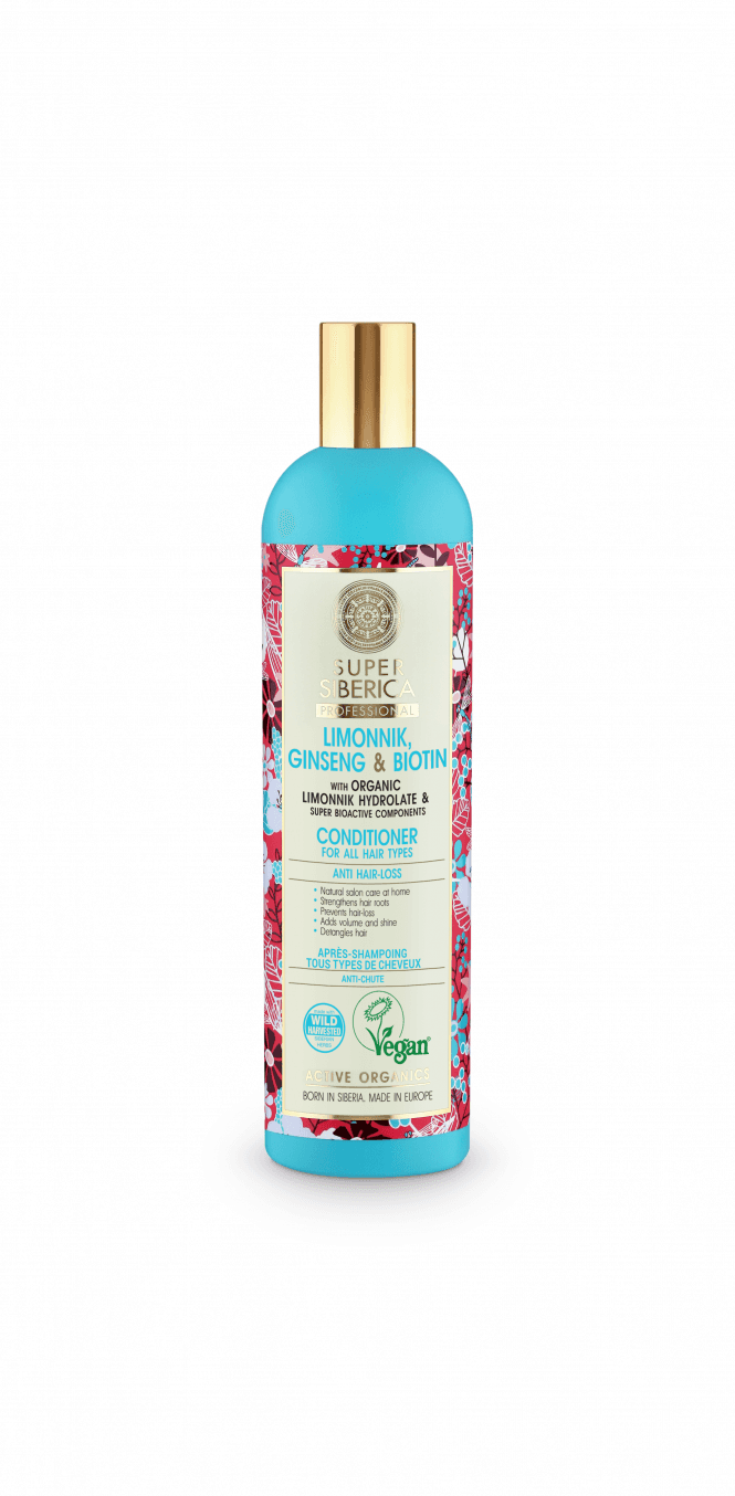 Natura Siberica Super Siberica Limonnik Ginseng & Biotin Conditioner for all hair types (400ml) - RRP £8.49