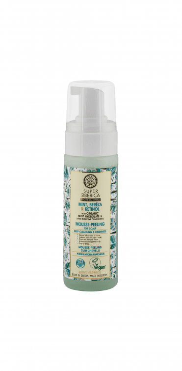 Super Siberica Mint Bereza & Retinol Mousse-peelingforscalp (170ml) - RRP £9.49