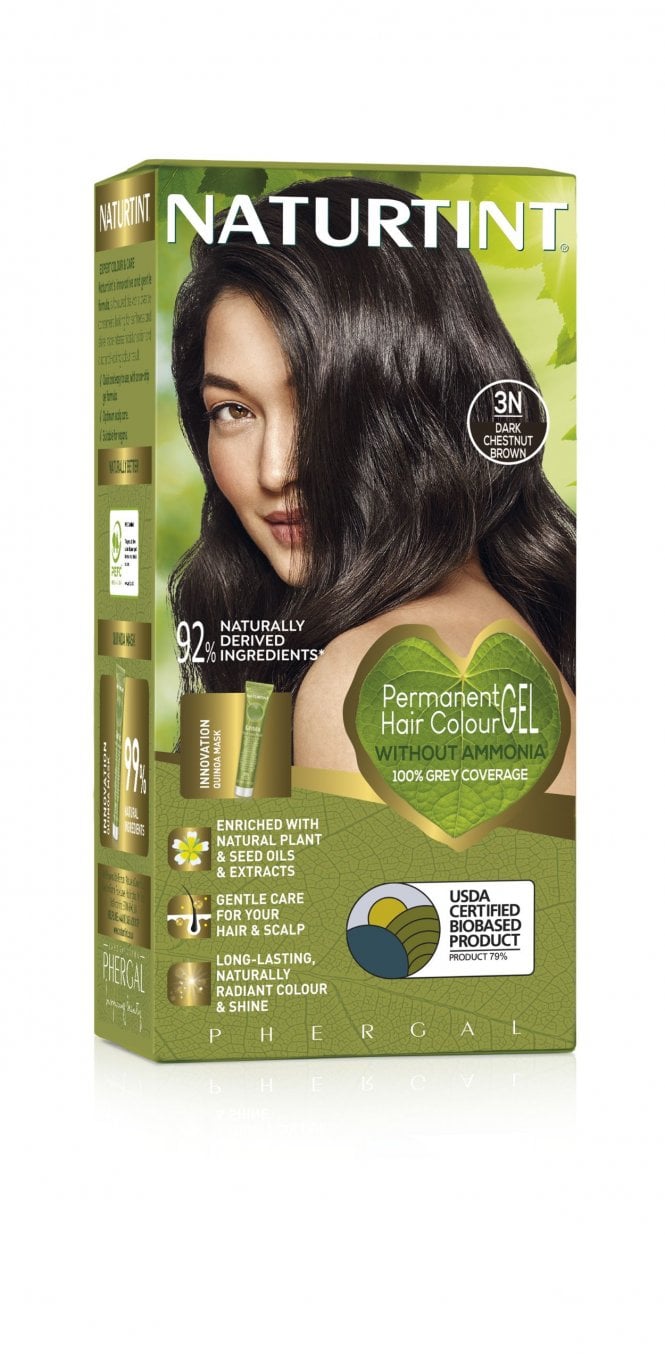 Naturtint Permanent 3N Dark Chestnut Brown (170ml) - RRP £13.49