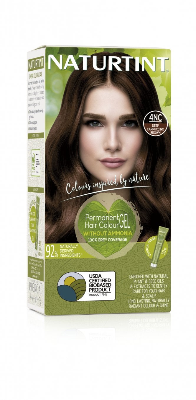 Naturtint Permanent 4NC Deep Cappuccino Brown (170ml) - RRP £13.49