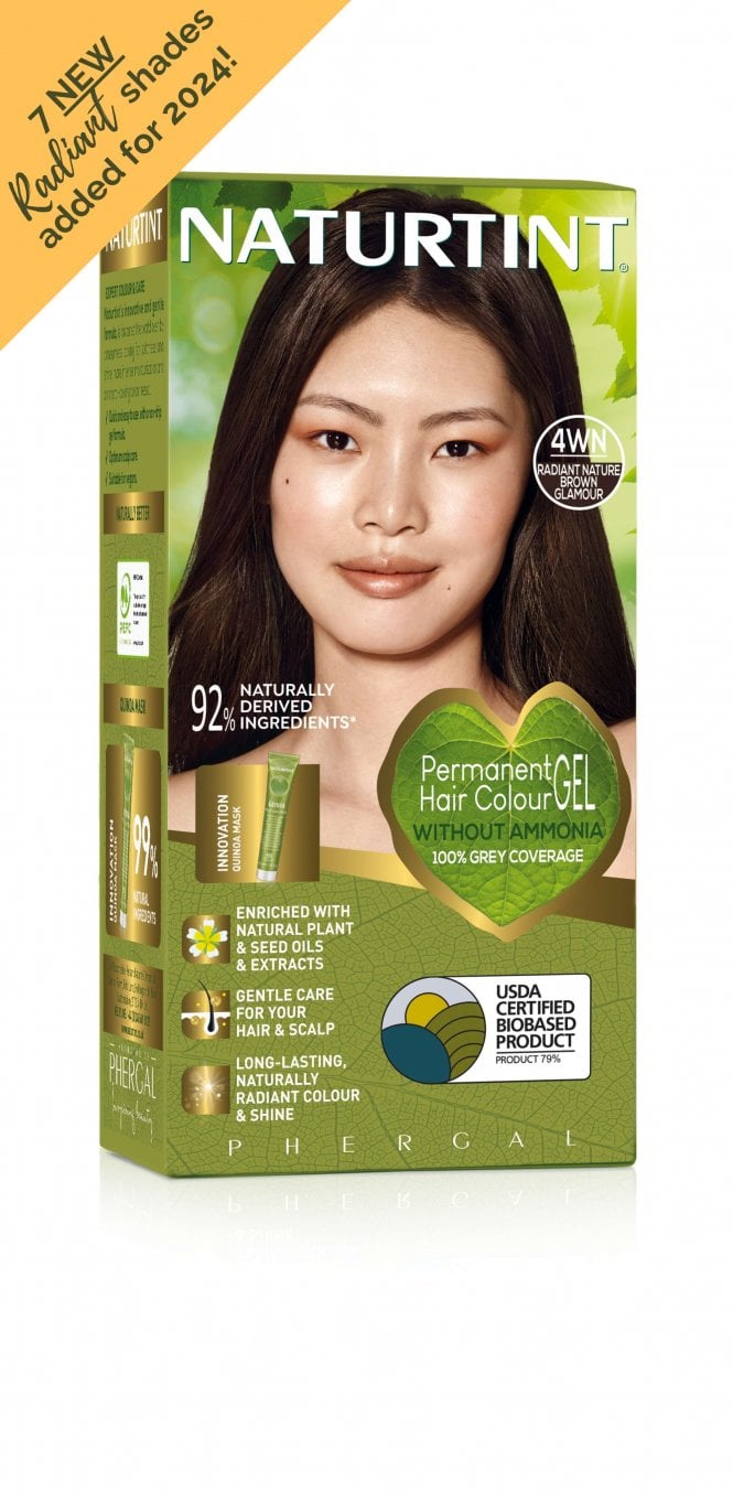 Naturtint Permanent 4WN Radiant Nature Brown Glamour (170ml) - RRP £13.49