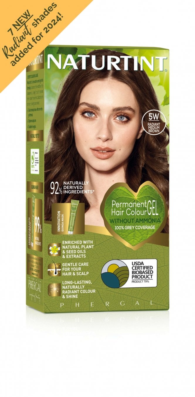 Naturtint Permanent 5W Radiant Medium Brown (170ml) - RRP £13.49