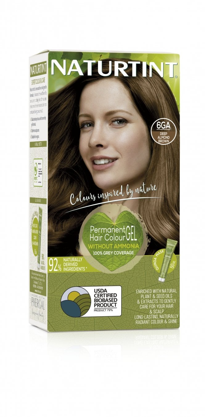 Naturtint Permanent 6GA Deep Almond Brown (170ml) - RRP £13.49