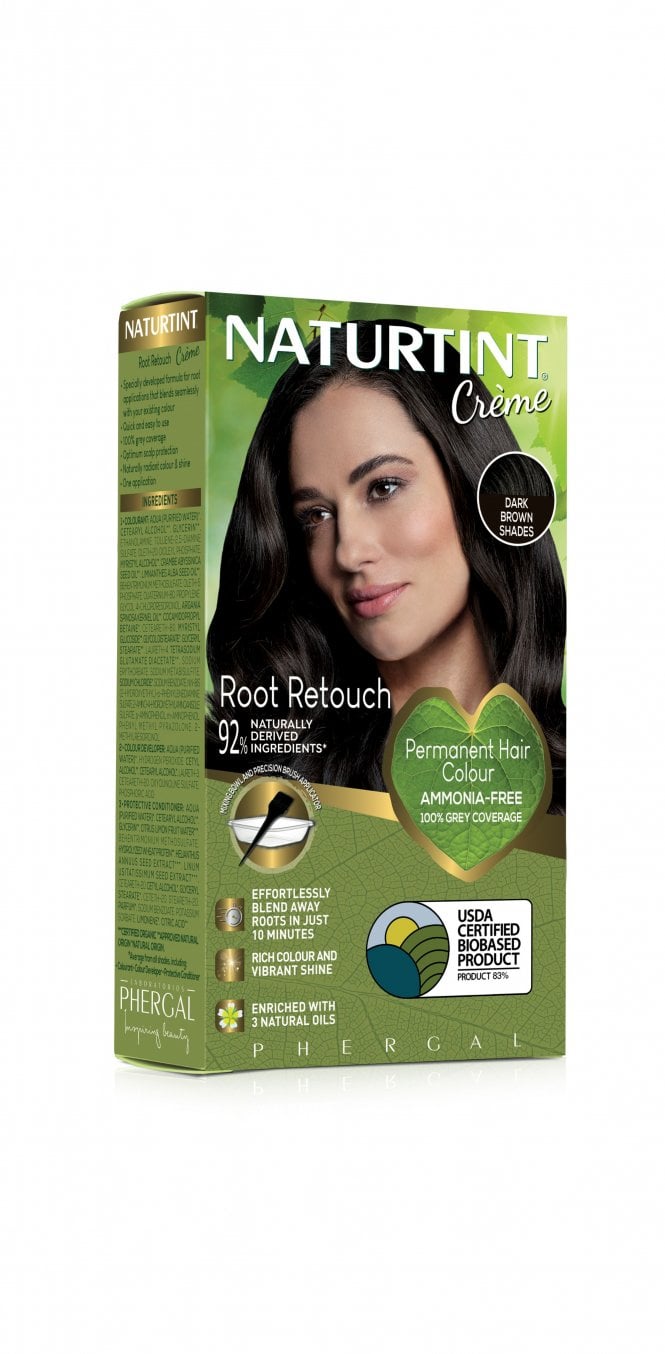Naturtint Root Retouch Dark Brown Shades (45ml) - RRP £10.49