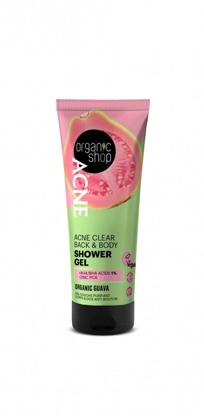 Organic Shop Acne Clear Back & Body Shower Gel (200ml) - RRP £4.49