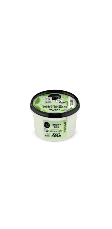 Organic Shop Antioxidant Body Cream Matcha and Basil (250ml) - RRP £5.49