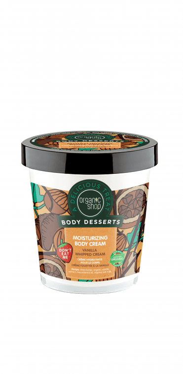 Organic Shop Body Desserts Vanilla Whipped Cream Moisturizing Body Cream (450ml) - RRP £8.99