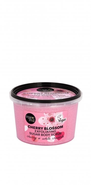 Organic Shop Cherry Blossom Exfoliating Sugar Body Scrub (250ml) - RRP £5.49