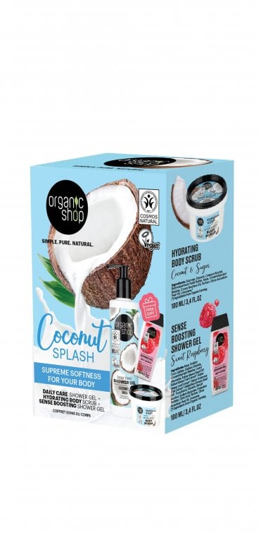Organic Shop Coconut Splash Body Care Gift Set   - RRP £8.99