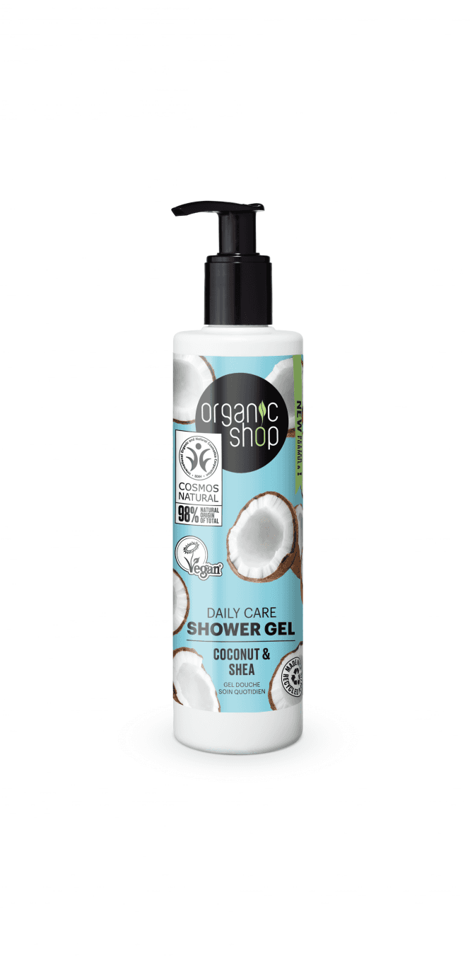 Organic Shop Daily Care Shower Gel Coconut and Shea (280ml) - RRP £4.49