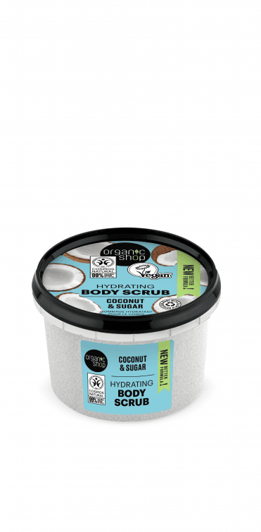 Organic Shop Hydrating Body Scrub Coconut and Sugar (250ml) - RRP £5.49