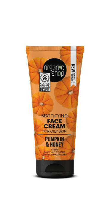 Organic Shop Mattifying Face Cream for oily skin Pumpkin and Honey (50ml) - RRP £5.49