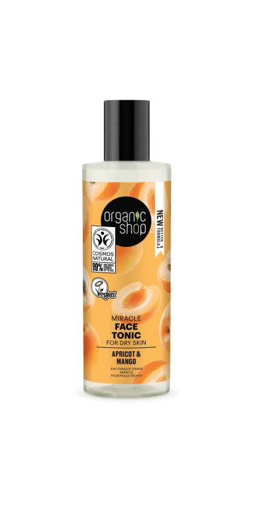 Organic Shop Miracle Face Tonic for dry skin Apricot and Mango (150ml) - RRP £5.49