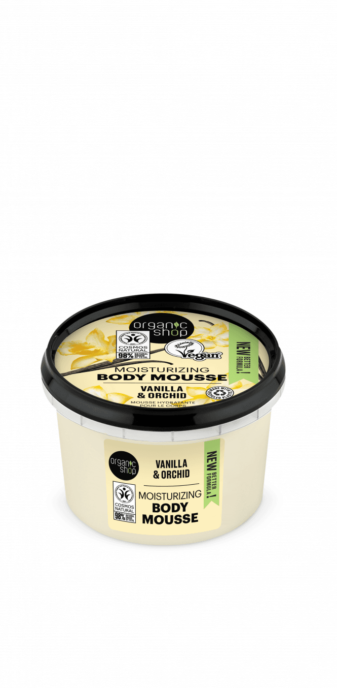 Organic Shop Moisturising Body Mousse Vanilla and Orchid (250ml) - RRP £5.49