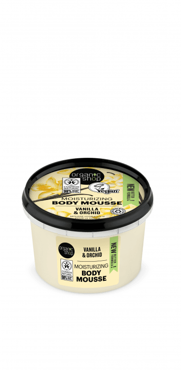 Organic Shop Moisturising Body Mousse Vanilla and Orchid (250ml) - RRP £5.49