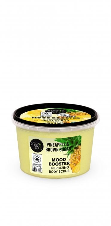 Organic Shop Mood Booster Energizing Body Scrub Pineapple and Brown Sugar (250ml) - RRP £5.49