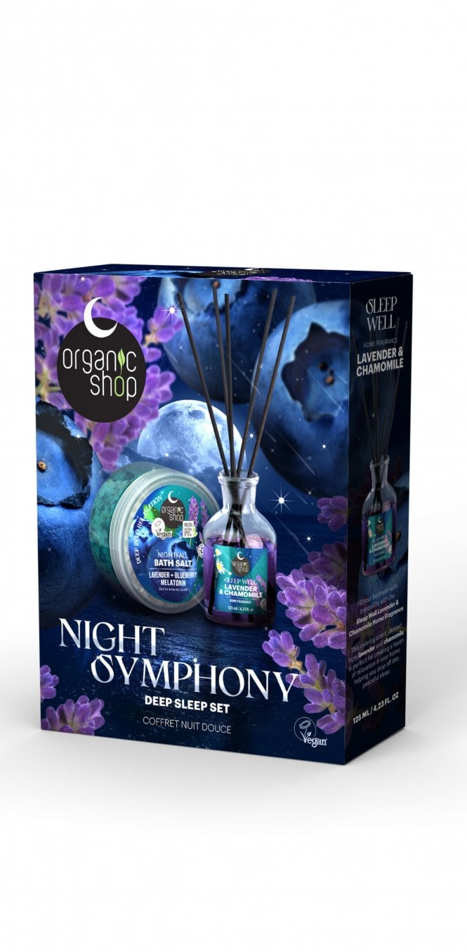 Organic Shop Night Symphony Deep Sleep Set (300g+125ml) - RRP £12.99