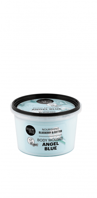Organic Shop Nourishing Angel Blue Body Mousse Blueberry and Cotton (250ml) - RRP £5.49