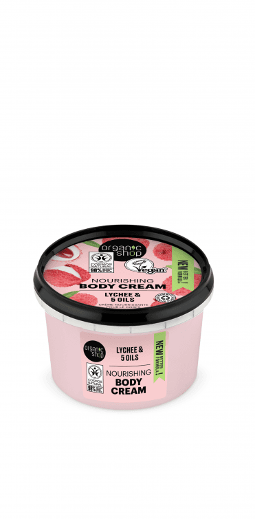 Organic Shop Nourishing Body Cream Lychee and 5 Oils (250ml) - RRP £5.49