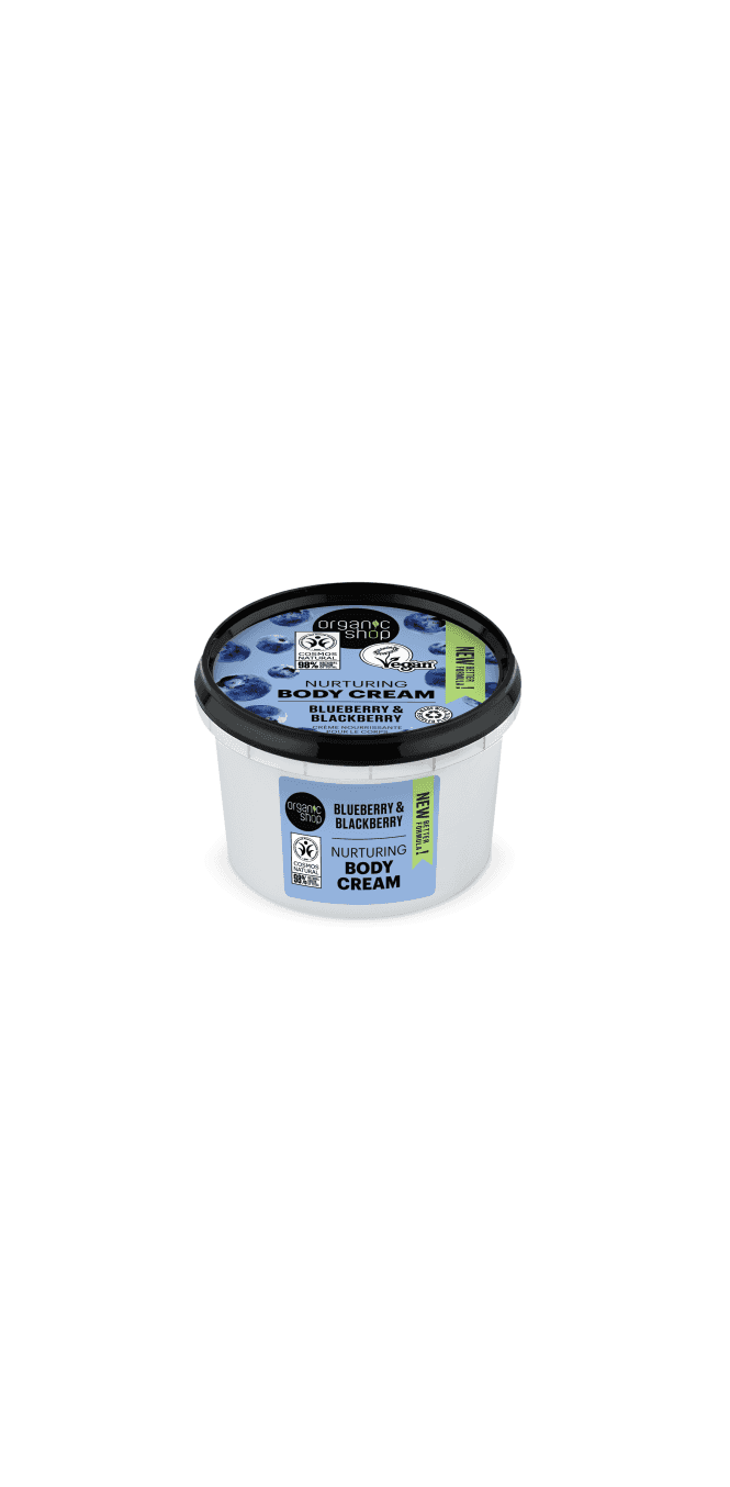 Organic Shop Nurturing Body Cream Blueberry and Blackberry (250ml) - RRP £5.49