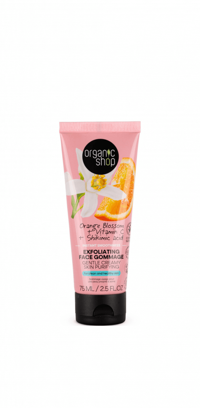 Organic Shop Orange Blossom Instant Smoothness Exfoliating Face Gommage (75ml) - RRP £6.99