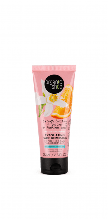 Organic Shop Orange Blossom Instant Smoothness Exfoliating Face Gommage (75ml) - RRP £6.99