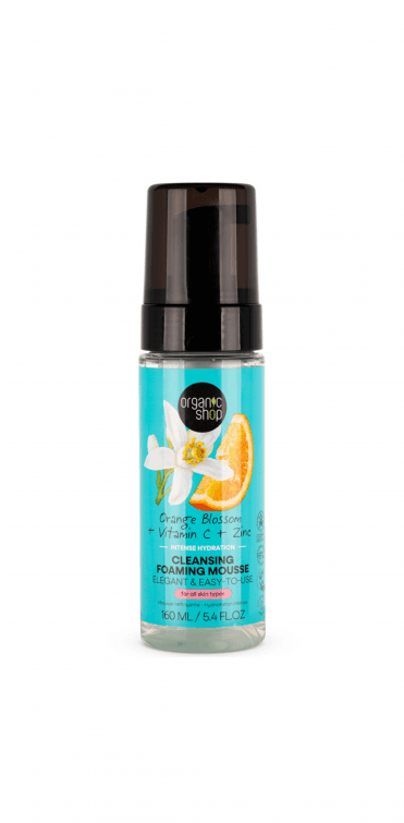 Organic Shop Orange Blossom Intense Hydration Cleansing Foaming Mousse (160ml) - RRP £6.99