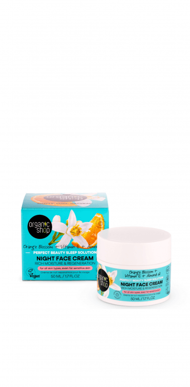 Organic Shop Orange Blossom Perfect Beauty Sleep Solution Night Face Cream (50ml) - RRP £6.99