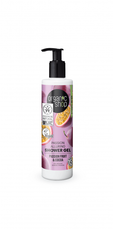 Organic Shop Passion Alluring Shower Gel Passion Fruit and Cocoa (280ml) - RRP £4.49